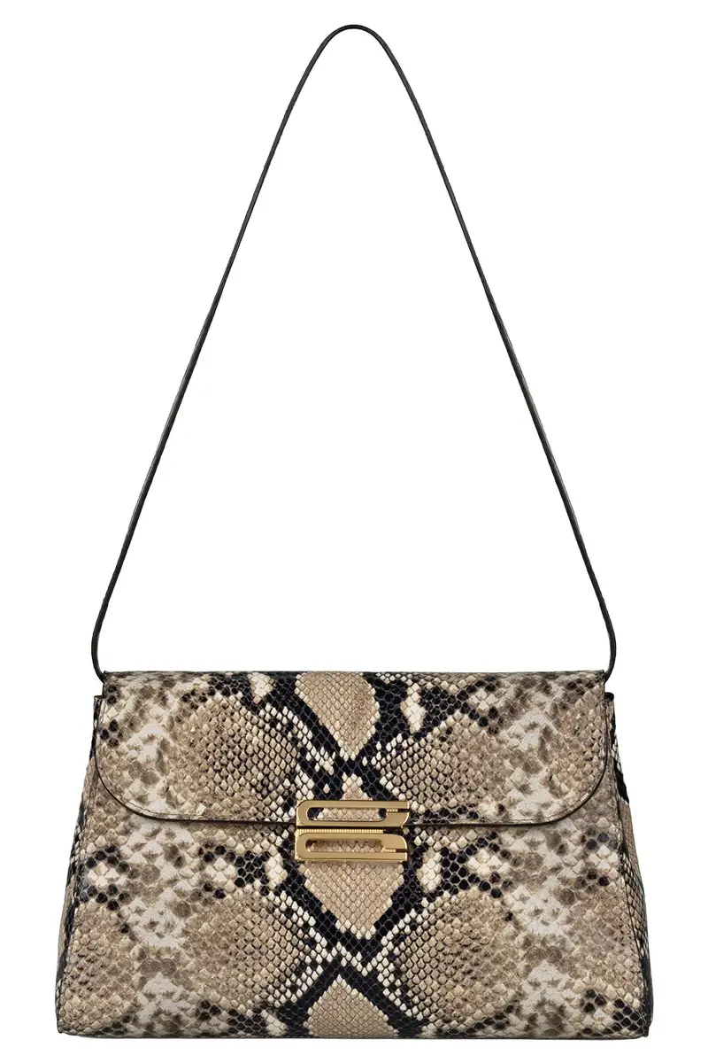 Victoria Beckham Dorian Trapeze Bag - Natural Brown | Image 1 Victoria Beckham Dorian Trapeze Bag - Natural Brown | Image 1
