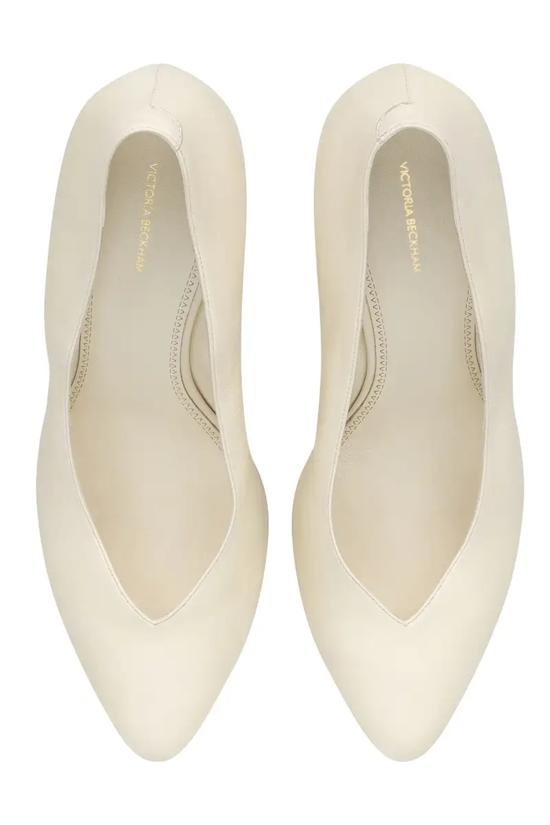 Victoria Beckham Maverick Pump 80 - White | Thumbnail 4