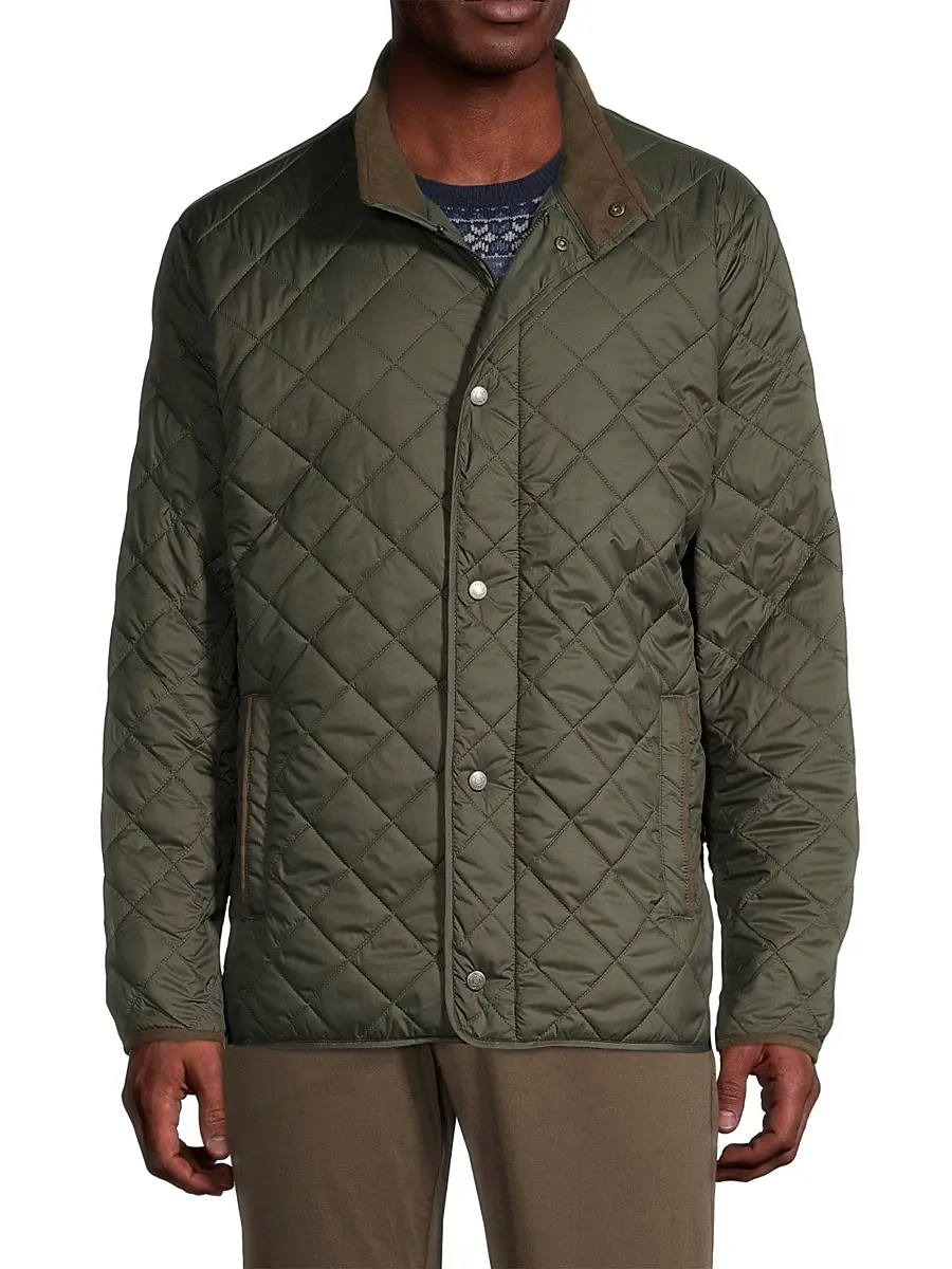 Peter Millar Men's Suffolk Quilted Travel Coat | Thumbnail 3