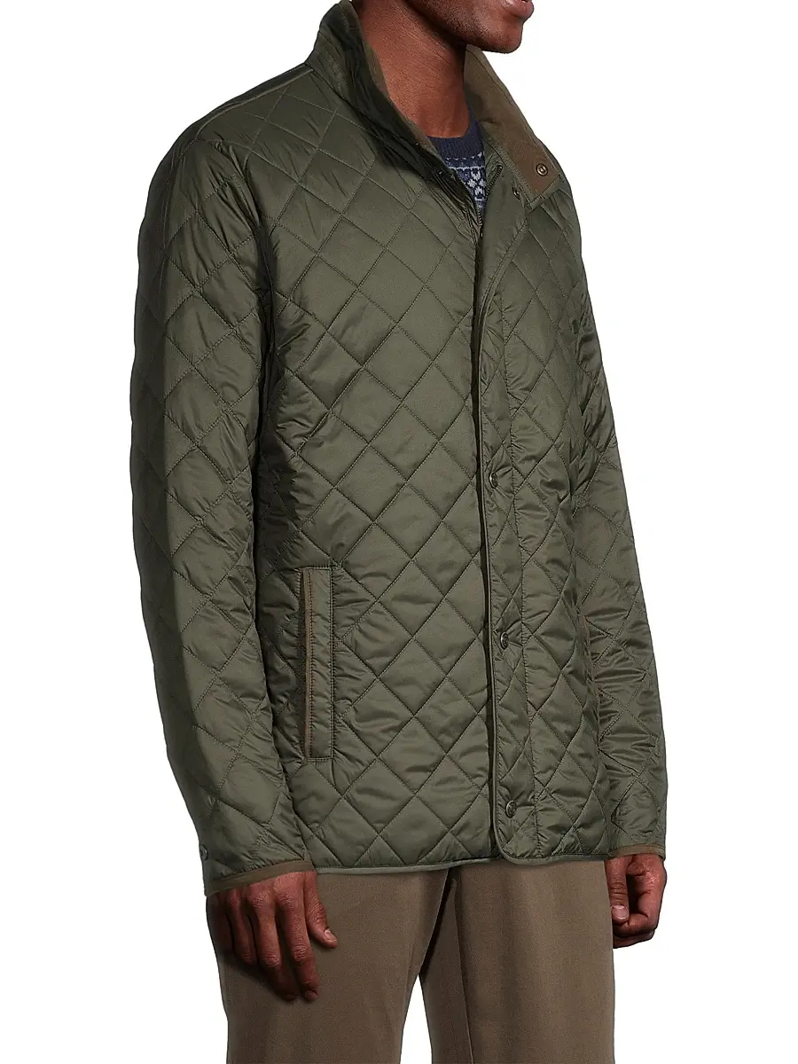 Peter Millar Men's Suffolk Quilted Travel Coat | Thumbnail 4