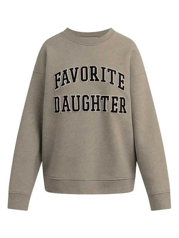 Favorite Daughter Women's The Embroidery Collegiate Sweatshirt