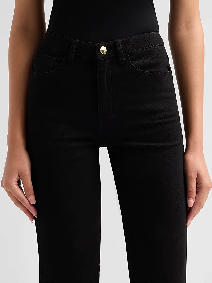 Generation Love Women's Bellatrix High-Rise Lace-Cuff Crop Jeans | Thumbnail 5