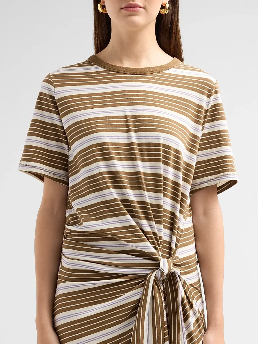 rag & bone Women's The Slub Striped T-Shirt Midi-Dress | Thumbnail 5 rag & bone Women's The Slub Striped T-Shirt Midi-Dress | Thumbnail 5
