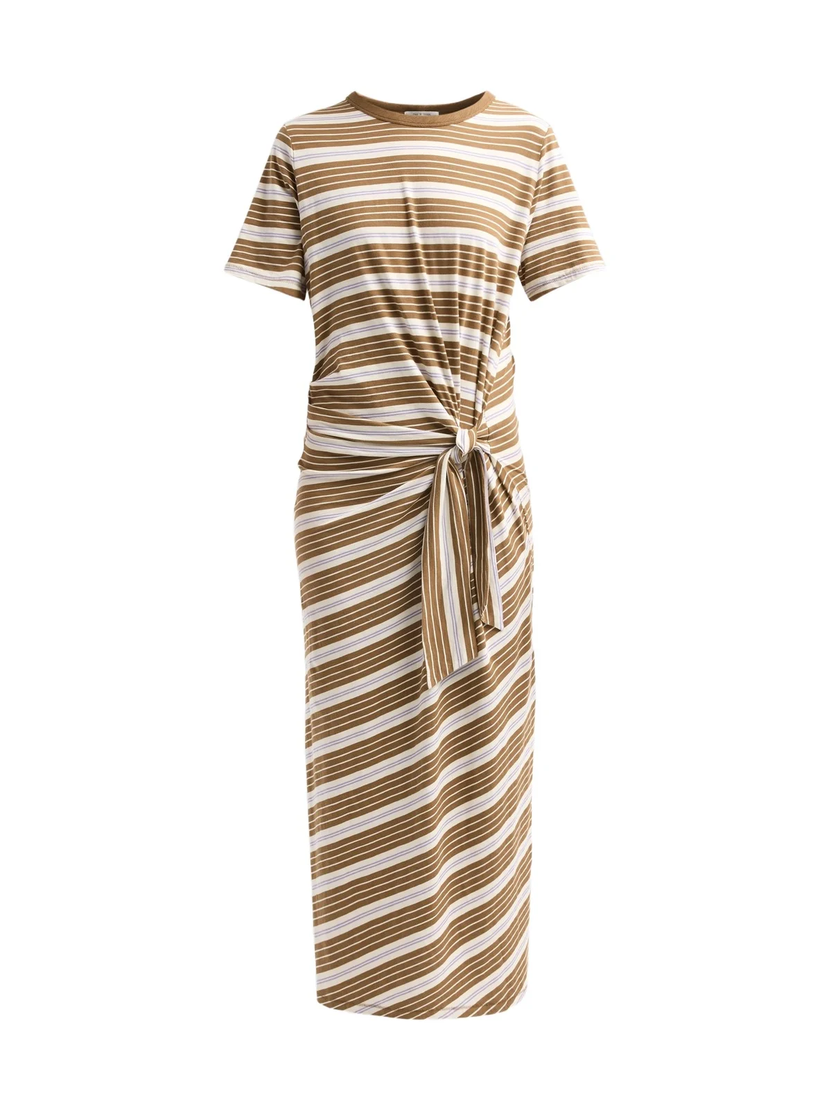 Women's The Slub Striped T-Shirt Midi-Dress