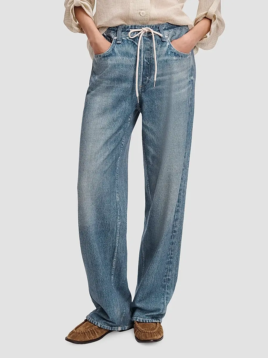 rag & bone Women's Miramar Terry Drawcord Wide-Leg Pants | Thumbnail 4 rag & bone Women's Miramar Terry Drawcord Wide-Leg Pants | Thumbnail 4