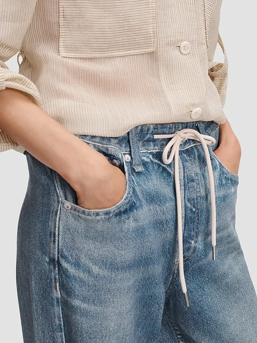 rag & bone Women's Miramar Terry Drawcord Wide-Leg Pants | Thumbnail 6 rag & bone Women's Miramar Terry Drawcord Wide-Leg Pants | Thumbnail 6