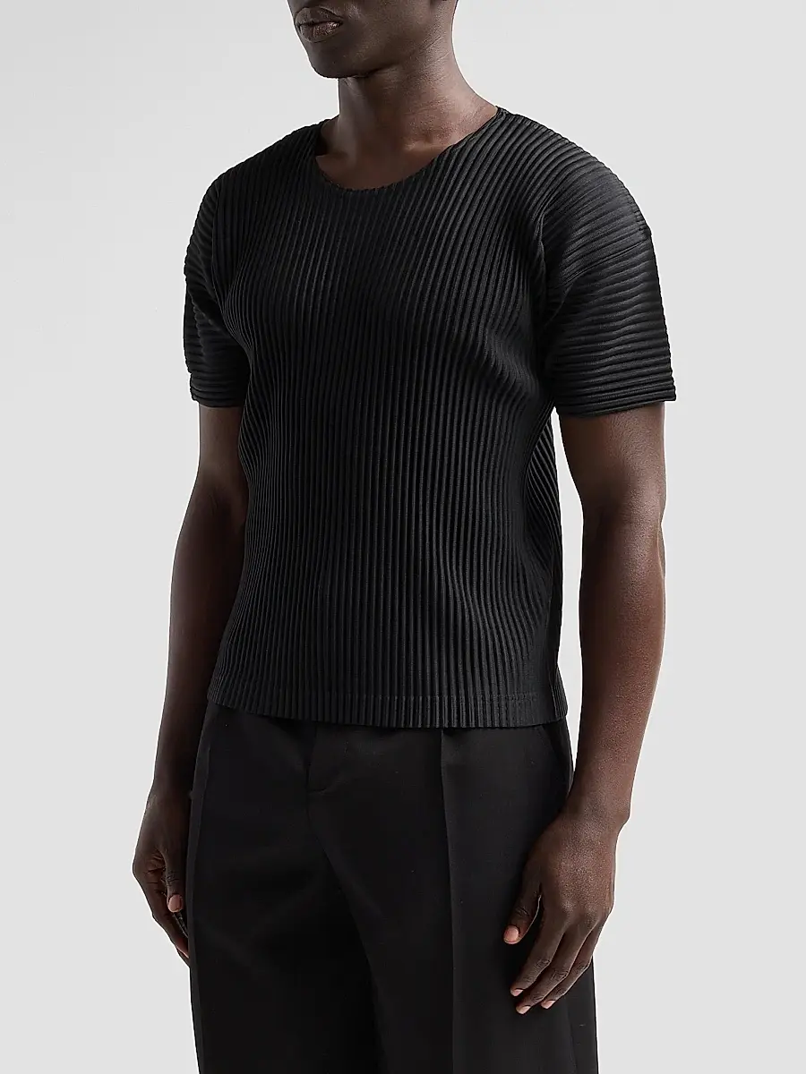 Homme Plissé Issey Miyake Men Basic Knit Shirt | Thumbnail 4 Homme Plissé Issey Miyake Men Basic Knit Shirt | Thumbnail 4
