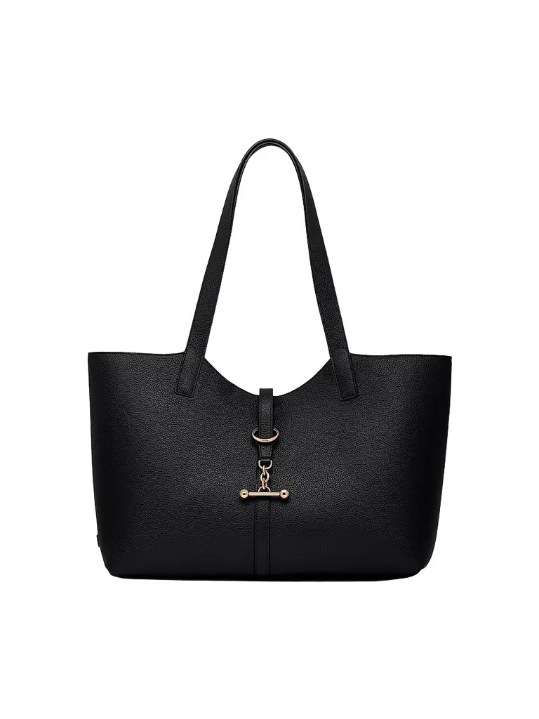 Strathberry Women's Kite Grain Leather Tote - Black | Image 1 Strathberry Women's Kite Grain Leather Tote - Black | Image 1