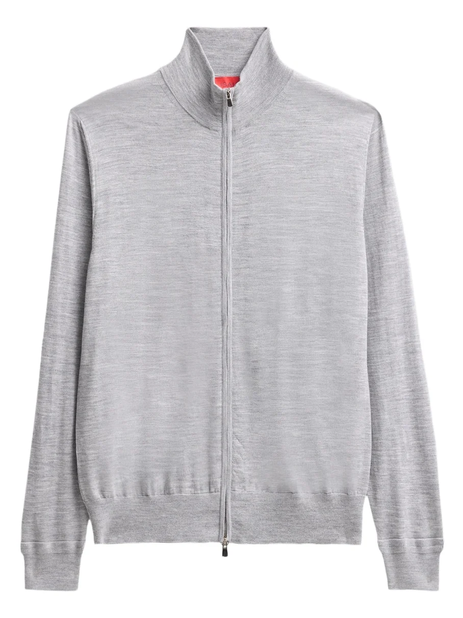 Men's Filo Corallo Wool Zip-Up Sweater Men's Filo Corallo Wool Zip-Up Sweater