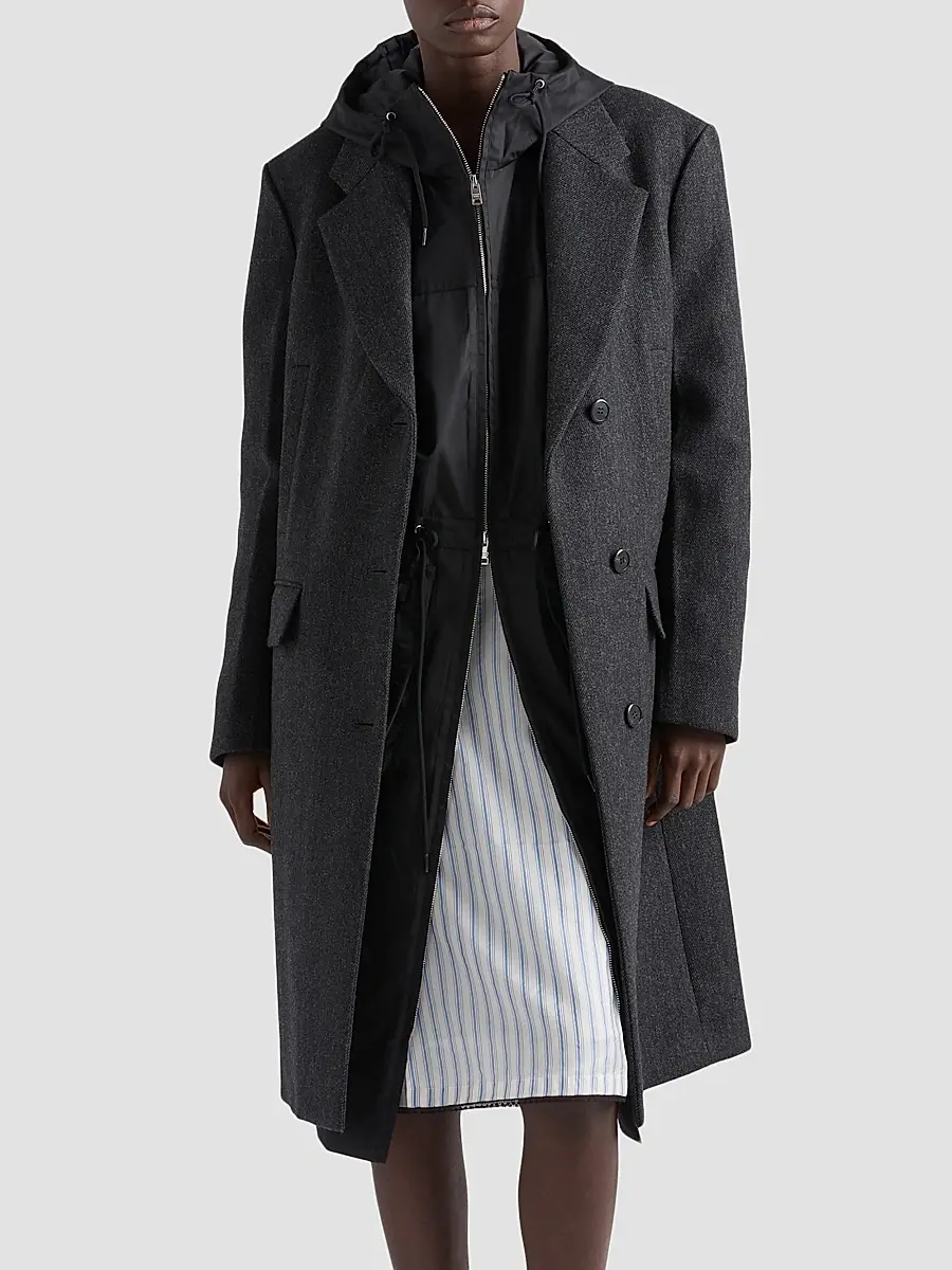 Prada Women's Nylon Rain Jacket | Thumbnail 2 Prada Women's Nylon Rain Jacket | Thumbnail 2