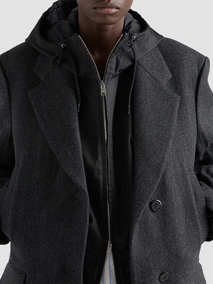 Prada Women's Nylon Rain Jacket | Thumbnail 5 Prada Women's Nylon Rain Jacket | Thumbnail 5