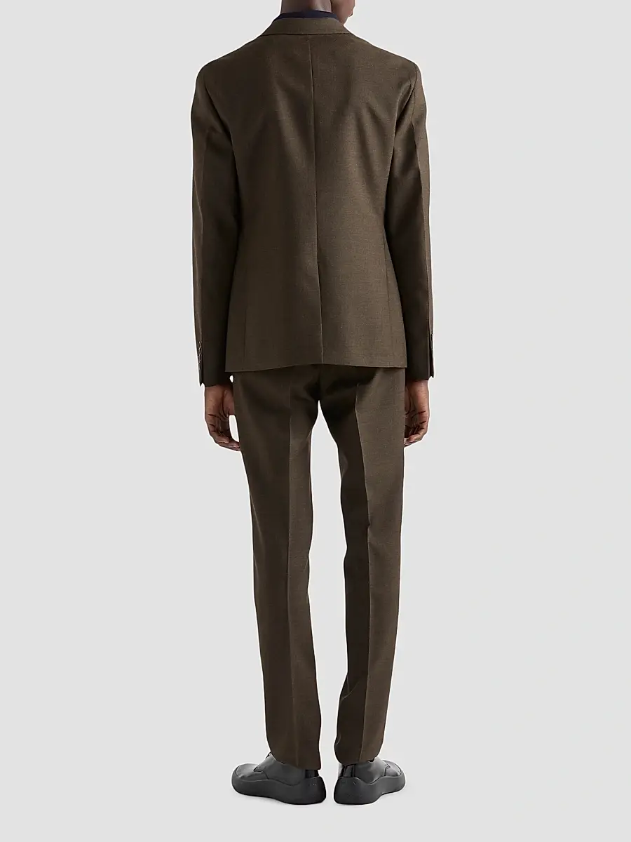 Prada Men's Single-Breasted Wool Suit | Thumbnail 3 Prada Men's Single-Breasted Wool Suit | Thumbnail 3