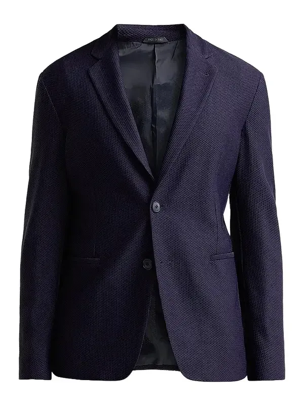 Giorgio Armani Men's Rice Stitch Two-Button Jacket