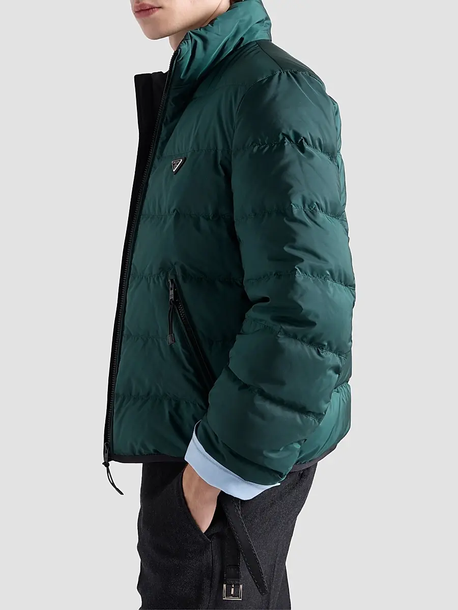 Prada Men's Medium-Weight Re-Nylon Down Jacket | Thumbnail 4