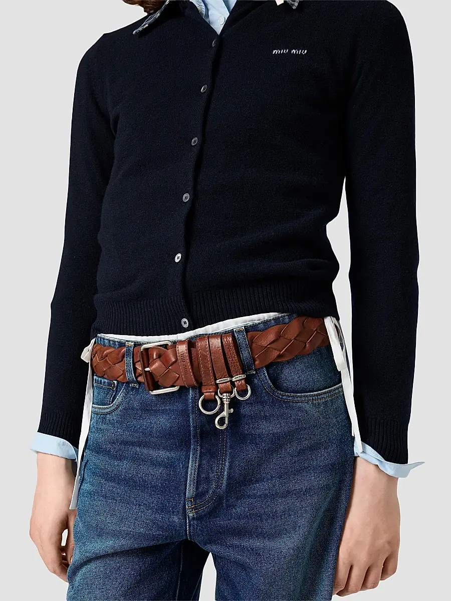 Miu Miu Women's Cashmere Cardigan | Thumbnail 4 Miu Miu Women's Cashmere Cardigan | Thumbnail 4