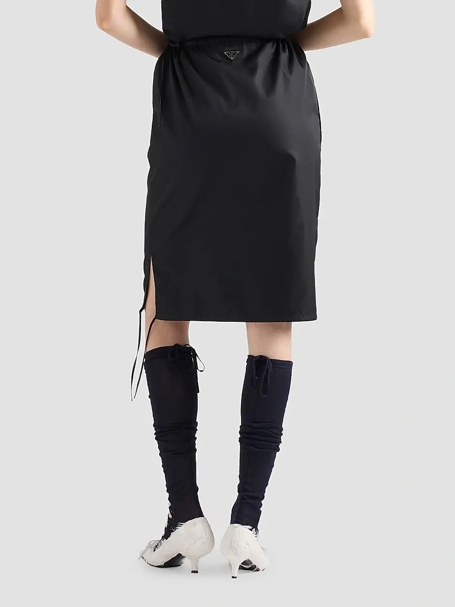 Prada Women's Nylon Pencil Skirt | Thumbnail 4 Prada Women's Nylon Pencil Skirt | Thumbnail 4