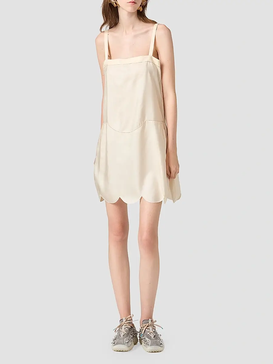Miu Miu Women's Silk Dress | Thumbnail 2 Miu Miu Women's Silk Dress | Thumbnail 2