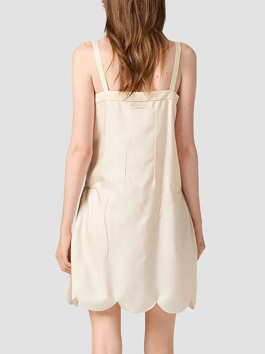 Miu Miu Women's Silk Dress | Thumbnail 5 Miu Miu Women's Silk Dress | Thumbnail 5
