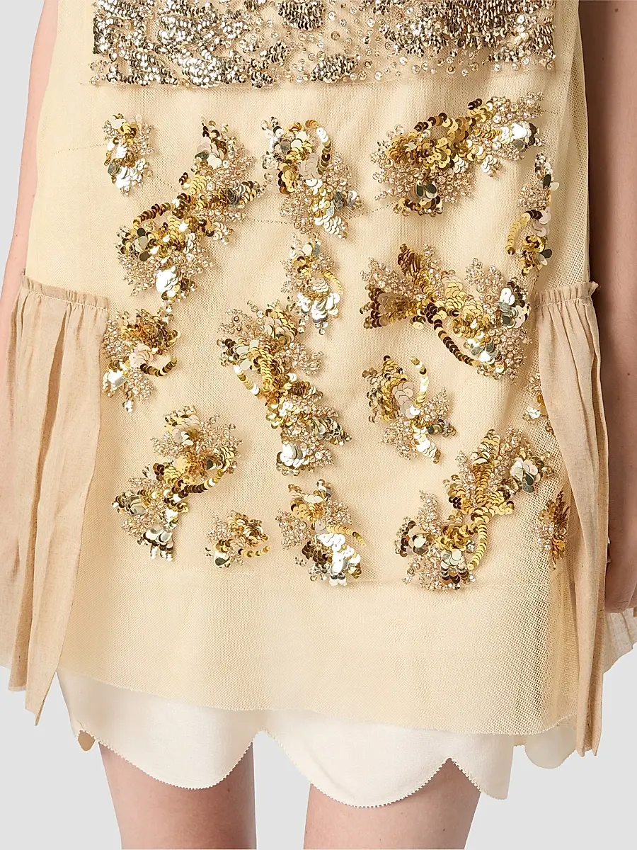 Miu Miu Women's Silk Dress | Thumbnail 6 Miu Miu Women's Silk Dress | Thumbnail 6