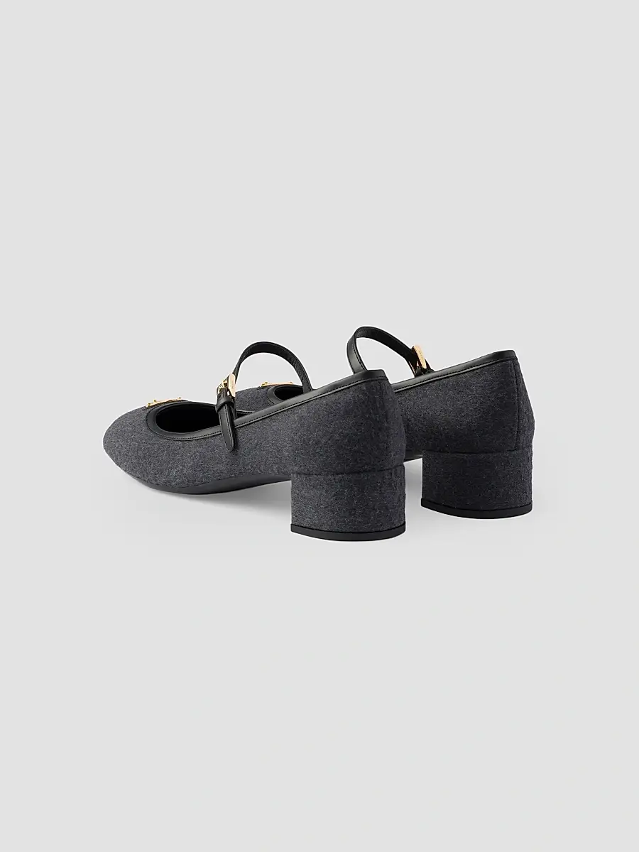 Prada Women's Fabric Pumps | Thumbnail 2 Prada Women's Fabric Pumps | Thumbnail 2