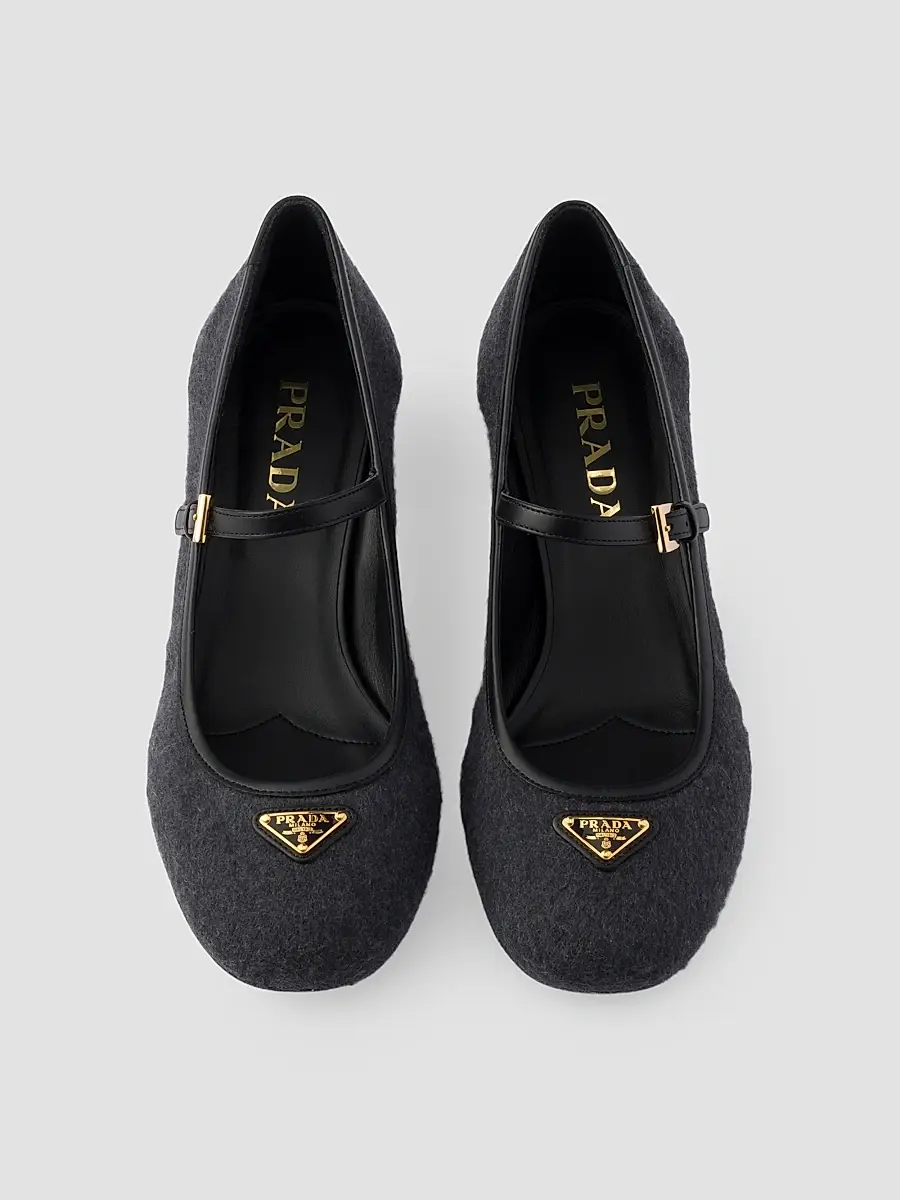 Prada Women's Fabric Pumps | Thumbnail 4 Prada Women's Fabric Pumps | Thumbnail 4