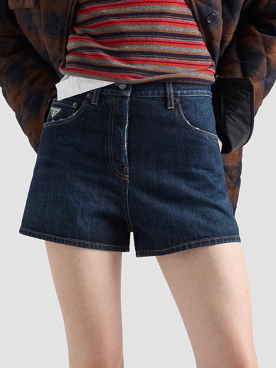 Prada Women's Denim Shorts | Thumbnail 3 Prada Women's Denim Shorts | Thumbnail 3