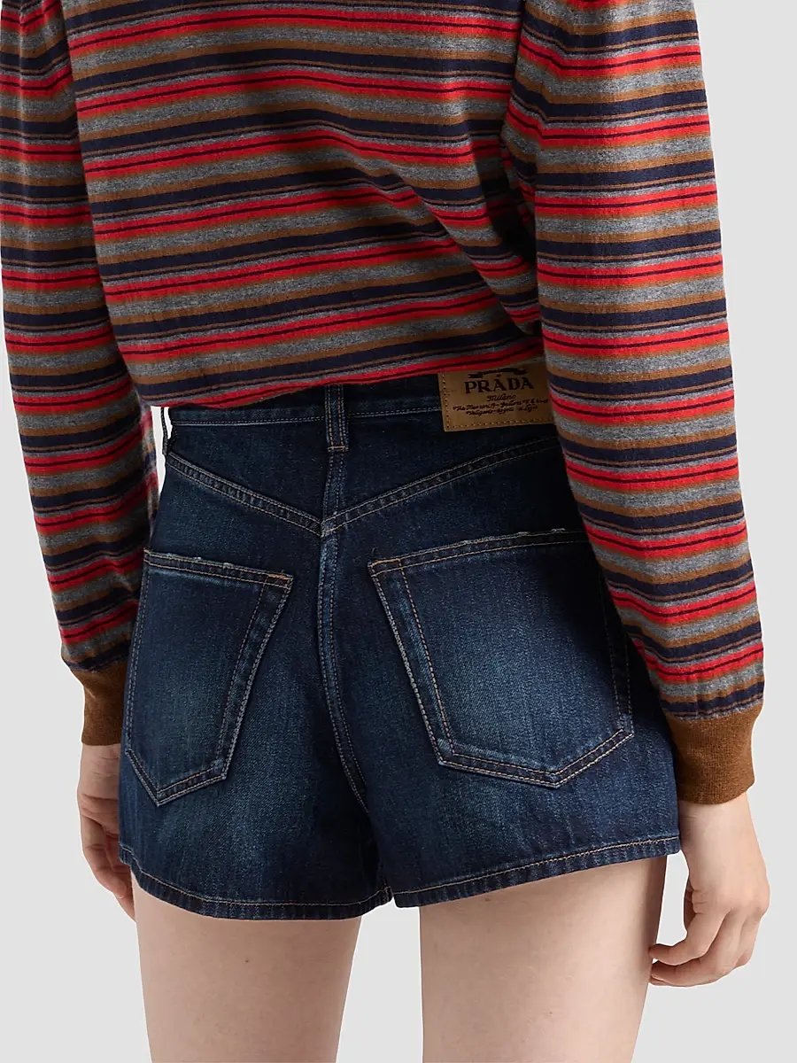 Prada Women's Denim Shorts | Thumbnail 4 Prada Women's Denim Shorts | Thumbnail 4