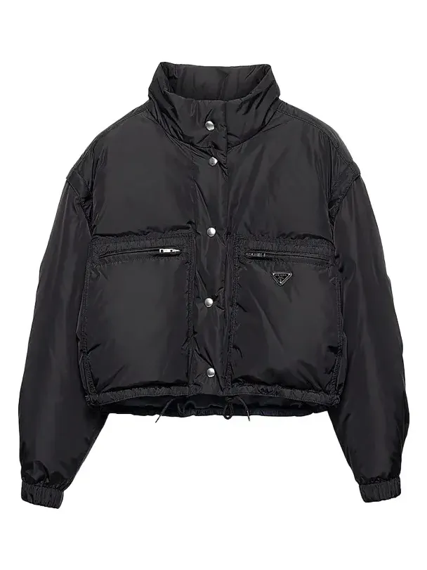 Women's Lightweight Nylon Cropped Down Jacket Women's Lightweight Nylon Cropped Down Jacket