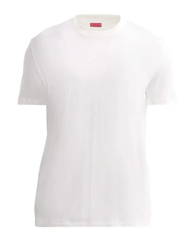 Men's Pelleovo Silk-Cotton Crewneck T-Shirt Men's Pelleovo Silk-Cotton Crewneck T-Shirt