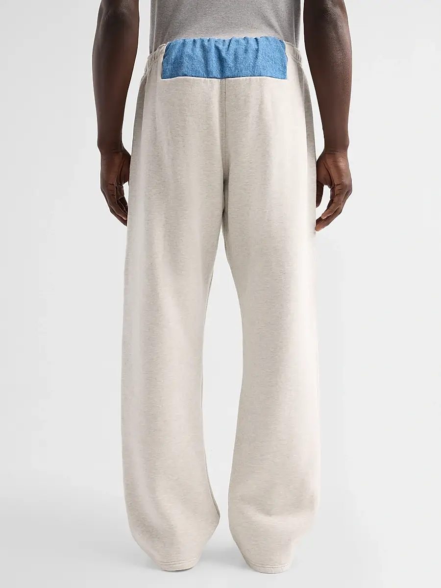 Maison Margiela Men's Bi-Material Relaxed Sweatpants | Thumbnail 3