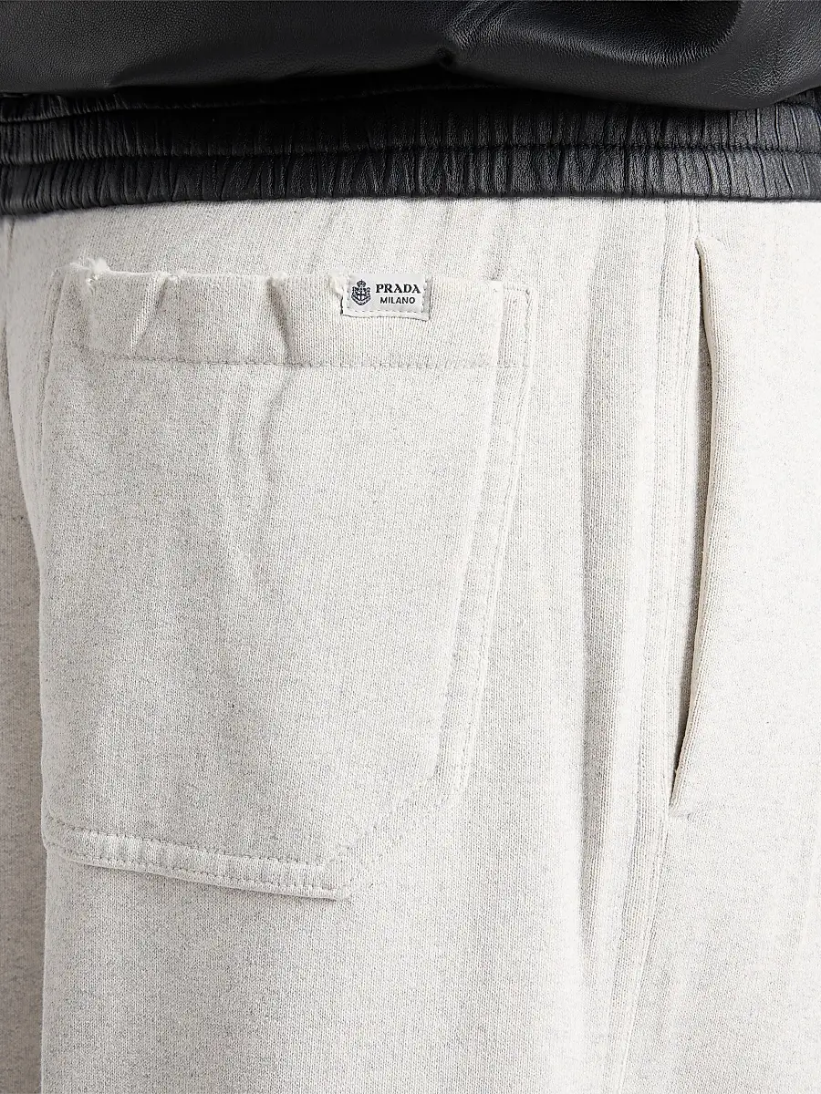 Prada Women's Cotton Fleece Pants | Thumbnail 5 Prada Women's Cotton Fleece Pants | Thumbnail 5