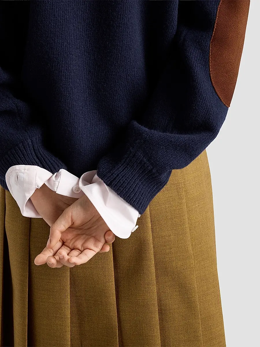 Prada Women's Silk Poplin Shirt | Thumbnail 4 Prada Women's Silk Poplin Shirt | Thumbnail 4