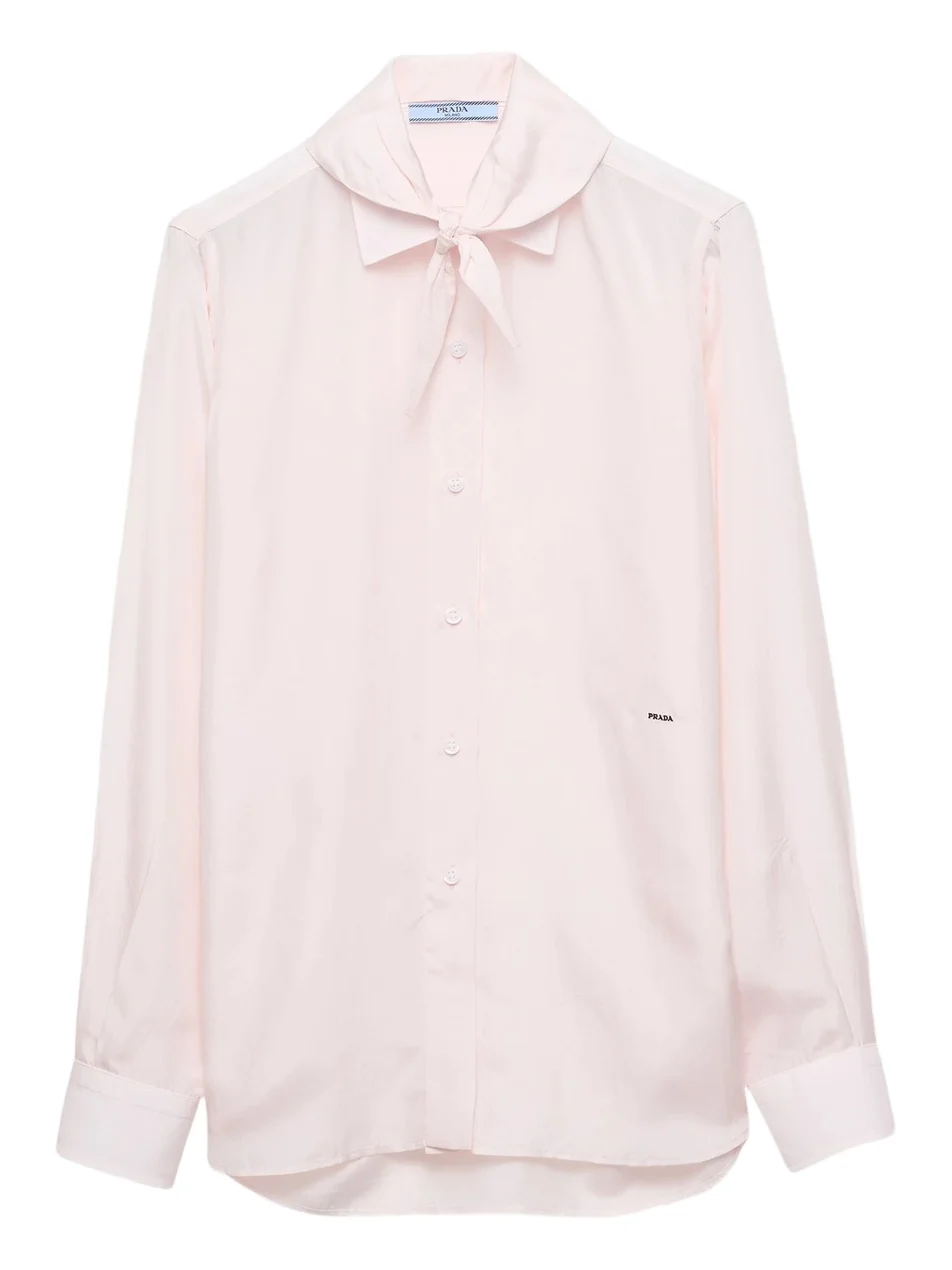 Women's Silk Poplin Shirt