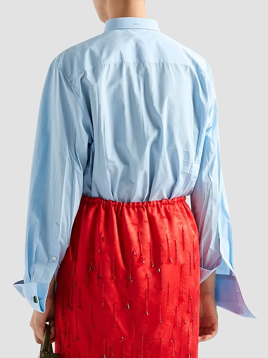 Prada Women's Poplin Shirt | Thumbnail 3 Prada Women's Poplin Shirt | Thumbnail 3