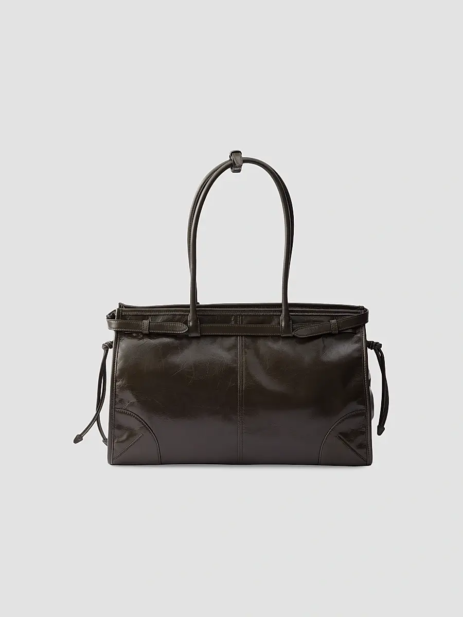 Prada Women's Bonnie Large Leather Top Handle Bag | Thumbnail 7 Prada Women's Bonnie Large Leather Top Handle Bag | Thumbnail 7
