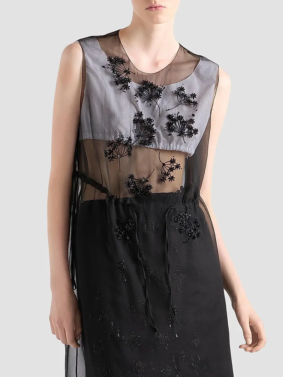Prada Women's Poplin Top | Thumbnail 2 Prada Women's Poplin Top | Thumbnail 2