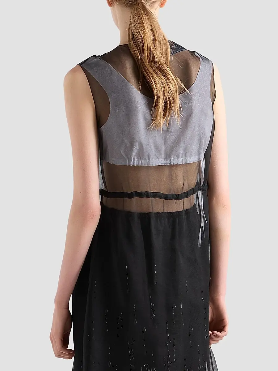 Prada Women's Poplin Top | Thumbnail 3 Prada Women's Poplin Top | Thumbnail 3
