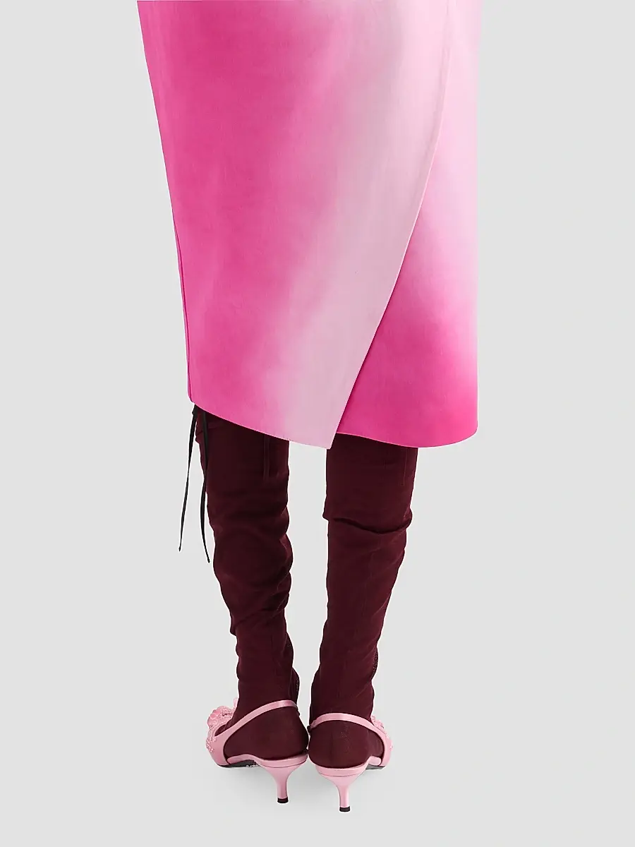 Prada Women's Washed Duchesse Dress | Thumbnail 6 Prada Women's Washed Duchesse Dress | Thumbnail 6