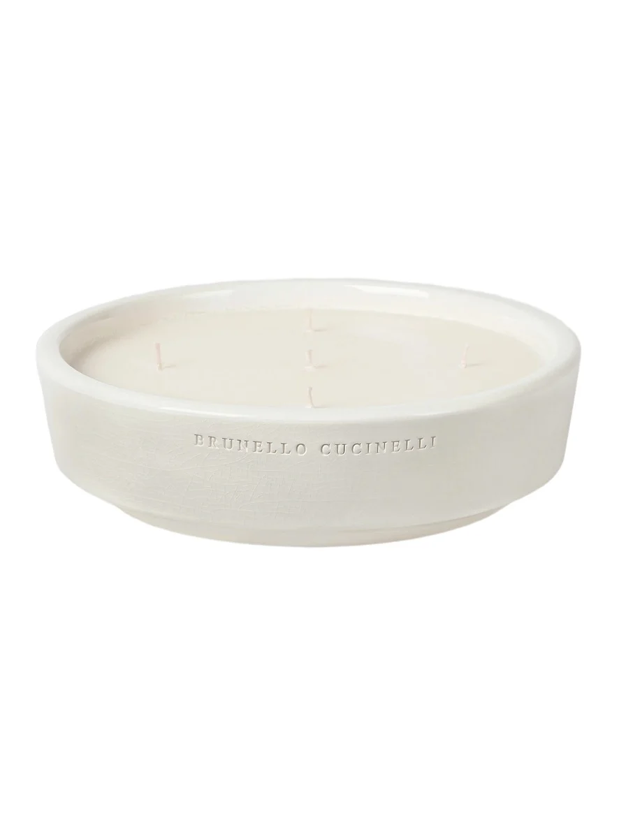 Brunello Cucinelli Extra Large Scented Candle in Ceramic Vessel - Panama