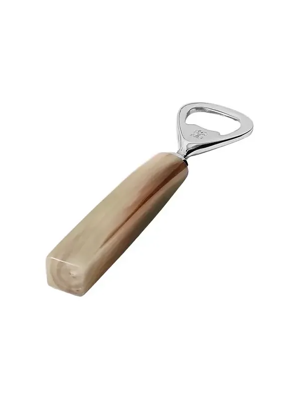 Brunello Cucinelli Buffalo Horn and Steel Bottle Opener