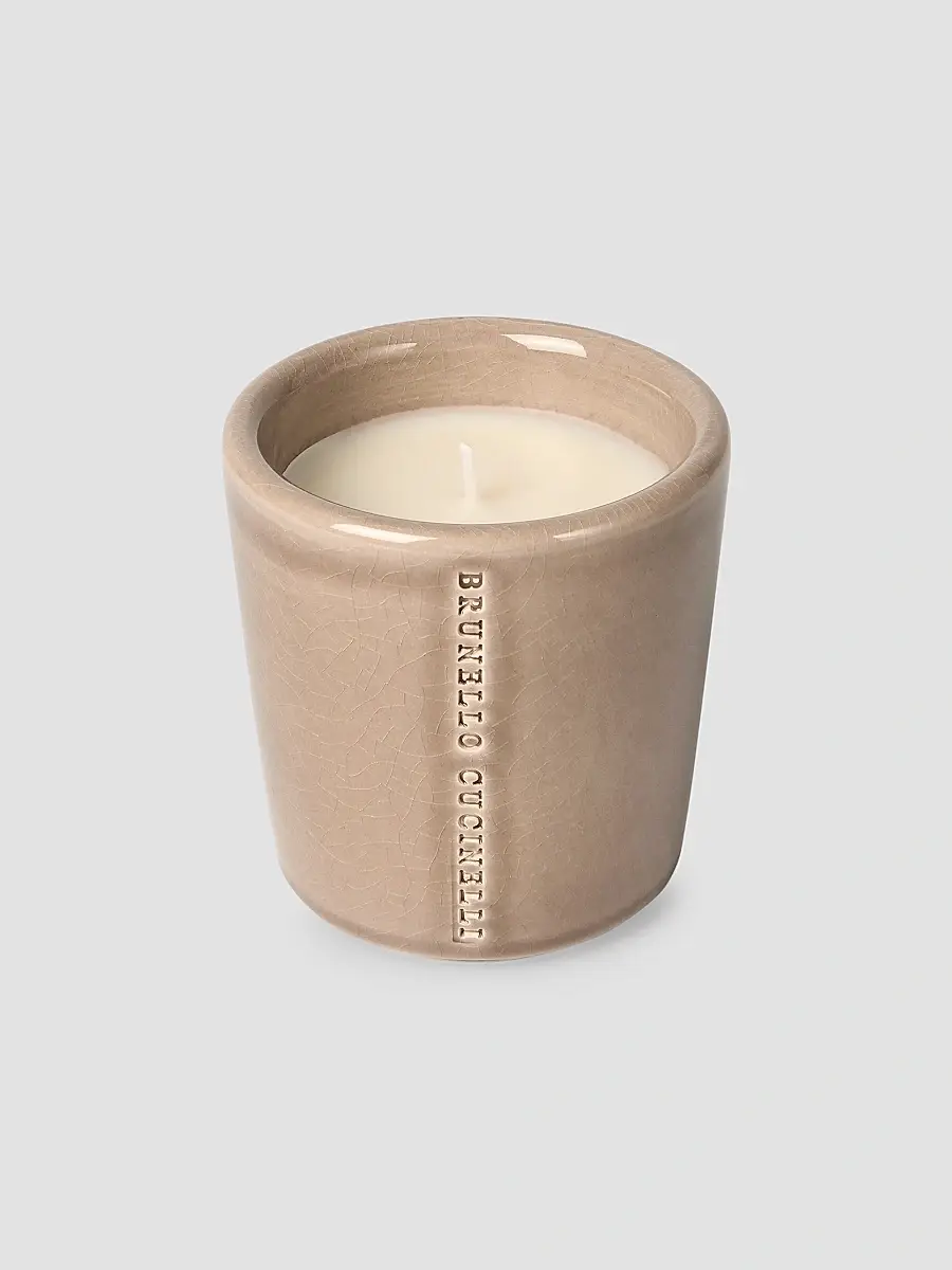 Brunello Cucinelli Scented Candle in Craquele Ceramic Vessel | Thumbnail 2