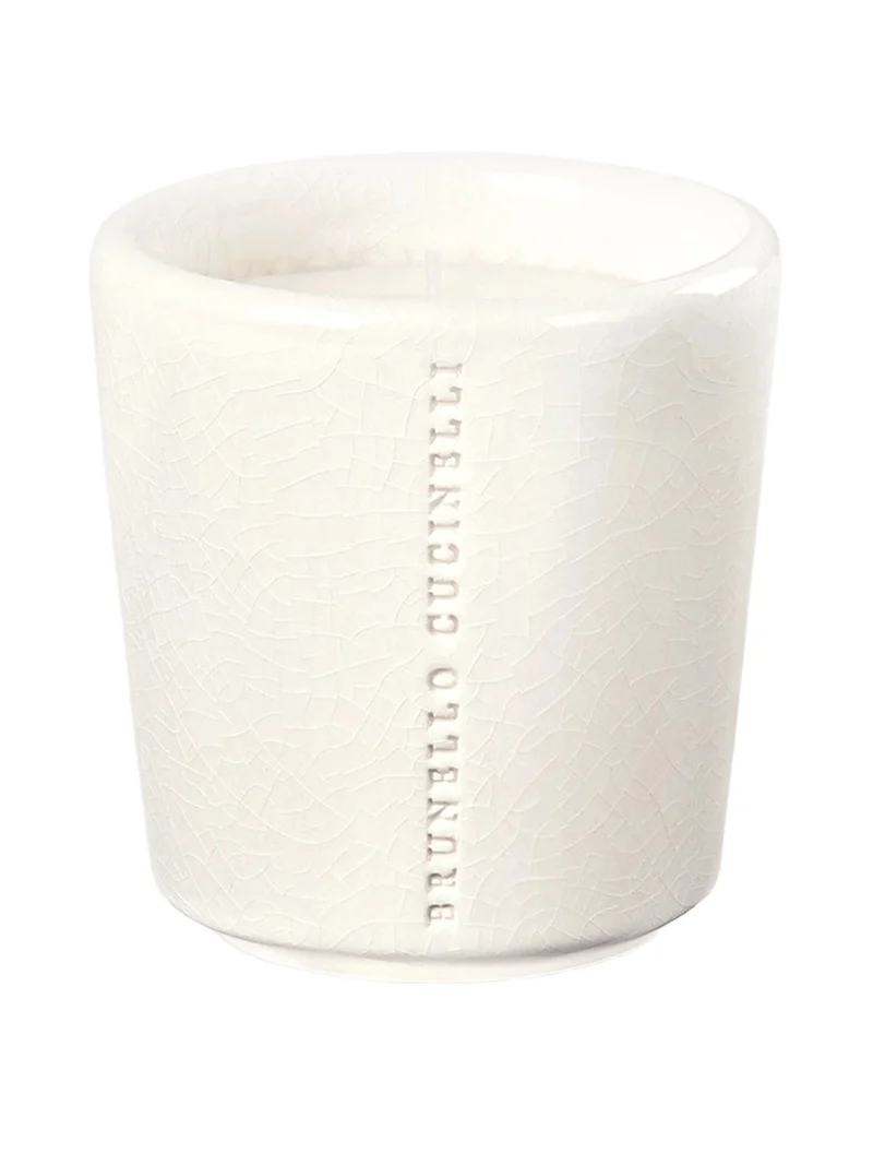 Brunello Cucinelli Scented Candle in Craquele Ceramic Vessel