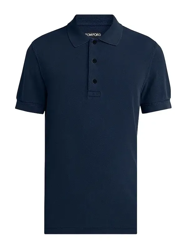 Tom Ford Men's Slim-Fit Pique Polo Shirt