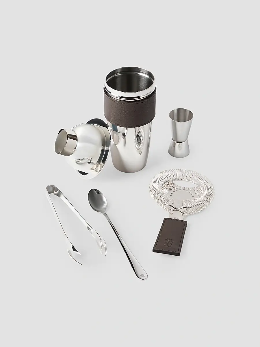 Brunello Cucinelli Silver Plated Steel Cocktail Set | Thumbnail 2