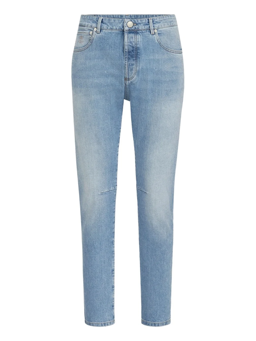 Brunello Cucinelli Men's Comfort Cotton Denim Leisure Fit Five-Pocket Jeans