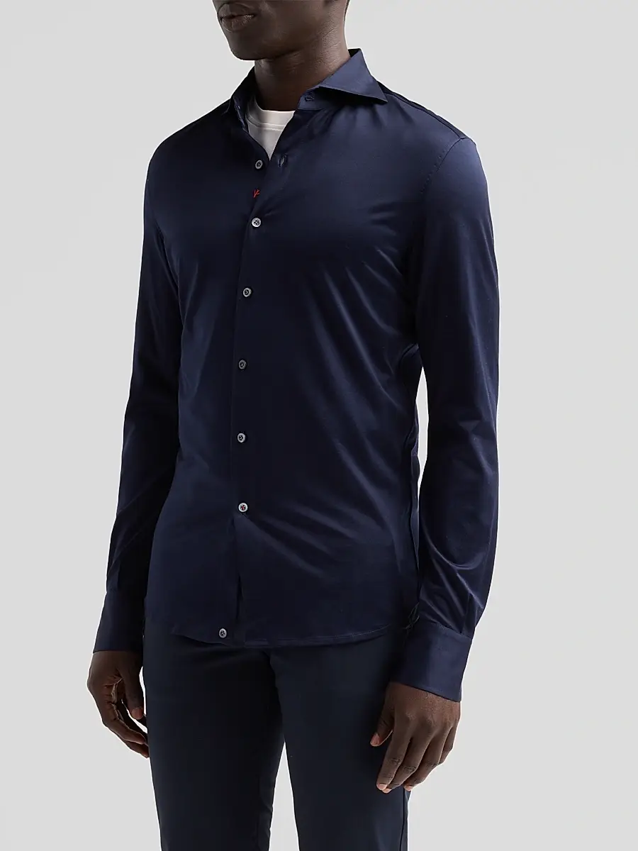 Isaia Men's Jersey Long-Sleeve Shirt | Thumbnail 4 Isaia Men's Jersey Long-Sleeve Shirt | Thumbnail 4