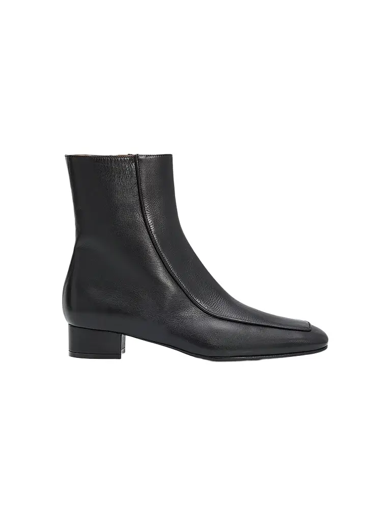 Herbert Levine Women's Shadow Ban 30MM Leather Ankle Boots - Soft Calf Black | Image 1 Herbert Levine Women's Shadow Ban 30MM Leather Ankle Boots - Soft Calf Black | Image 1
