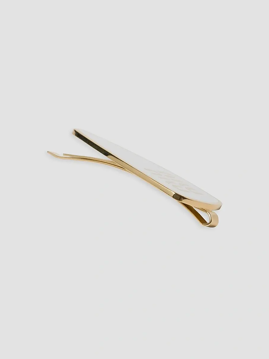Miu Miu Women's Enameled Metal Hair Clip | Thumbnail 4 Miu Miu Women's Enameled Metal Hair Clip | Thumbnail 4
