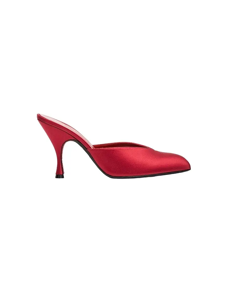 Herbert Levine Women's Sitting Pretty 95MM Satin Mules | Image 1 Herbert Levine Women's Sitting Pretty 95MM Satin Mules | Image 1