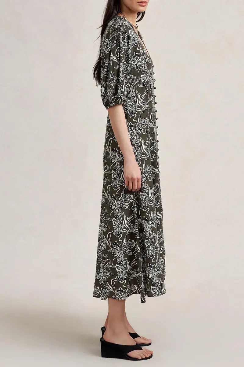 La Ligne Florence Dress - Taupe Floral | Thumbnail 6 La Ligne Florence Dress - Taupe Floral | Thumbnail 6